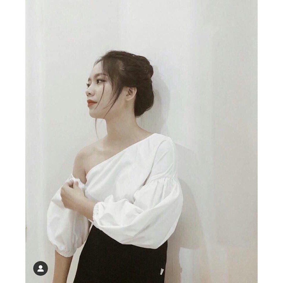 ÁO LỆCH VAI TAY PHỒNG
