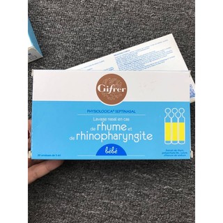 Nước muối sinh lý chứa kháng viêm Gifrer