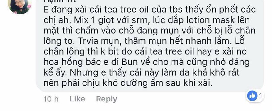 Tinh dầu tea tree oil