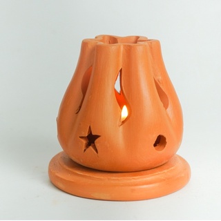 Đèn Đốt Nến Đất Nung - Candle Holder - DN46
