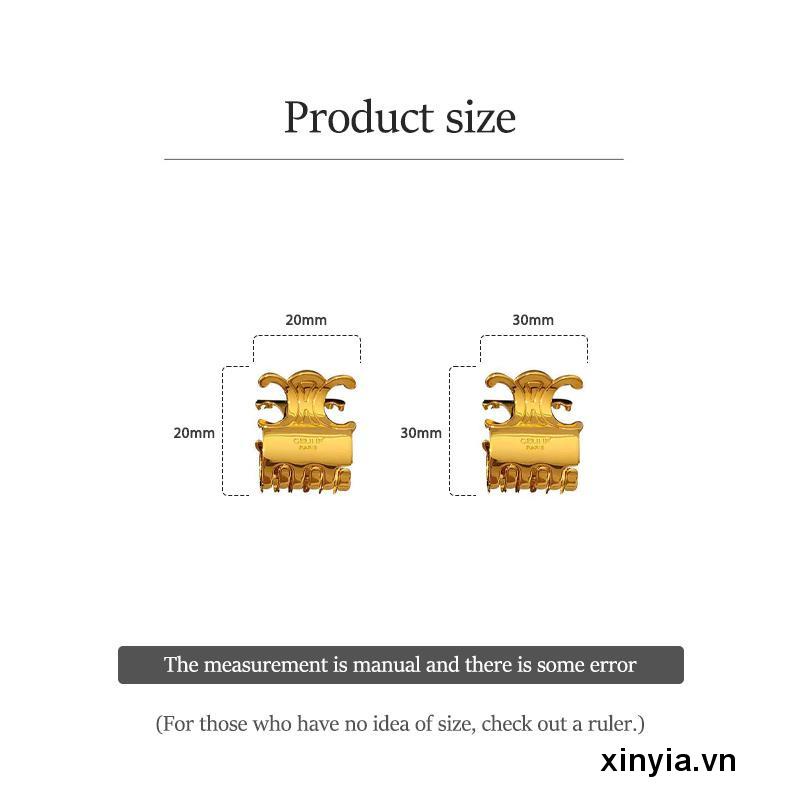 Kẹp Tóc Chữ C Đôi Hình Cá Mập Mini Phong Cách Mới Thời Trang Cao Cấp kẹp tóc càng cua