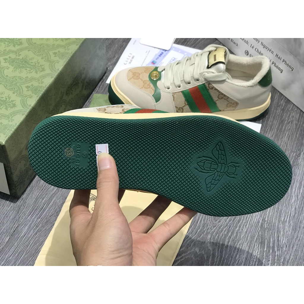 Siêu Phẩm Giày Thể Thao Sneaker Gu/cci Sơn Tùng Xanh Bản Sạch Cao Cấp Ảnh Thật +Freeship
