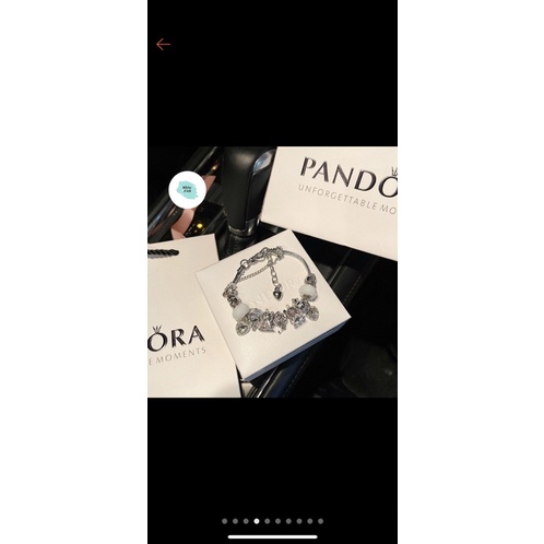 Vòng tay pandora, mai phương bùi, full charm pha lê nhiều màu , Phụ kiện lắc tay Hari korea accessoriea | BigBuy360 - bigbuy360.vn