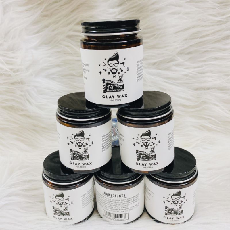 Sáp, Wax vuốt tóc CLAY WAX trắng Profession 100gr tạo kiểu giữ nếp cho tóc