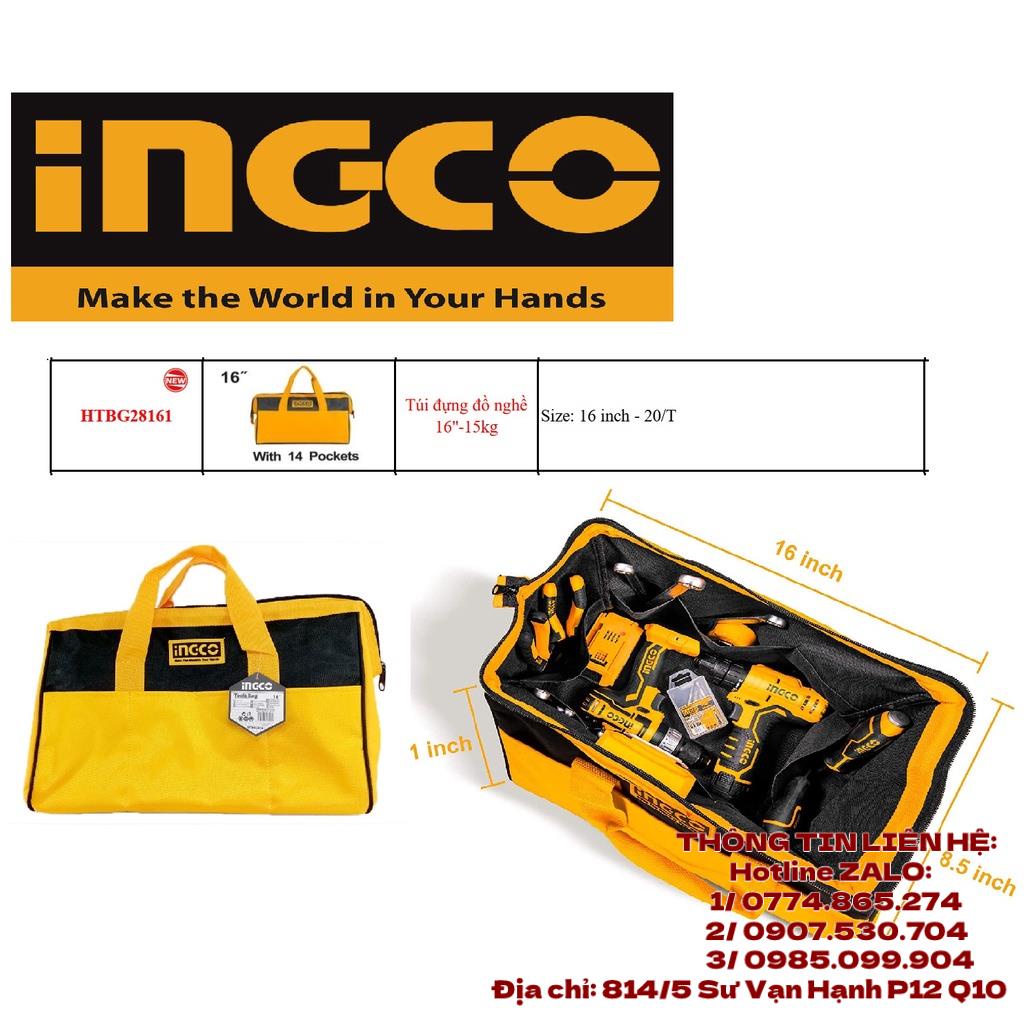 Giỏ xách dụng cụ - Túi đồ nghề - Đeo thắt lưng - Túi đựng chứa đựng dụng cụ cơ khí, cầm tay chính hãng TOTAL, INGCO