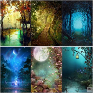 Bộ 6 Áp phích - Poster Phong Cảnh Forest - Rừng Rậm 1