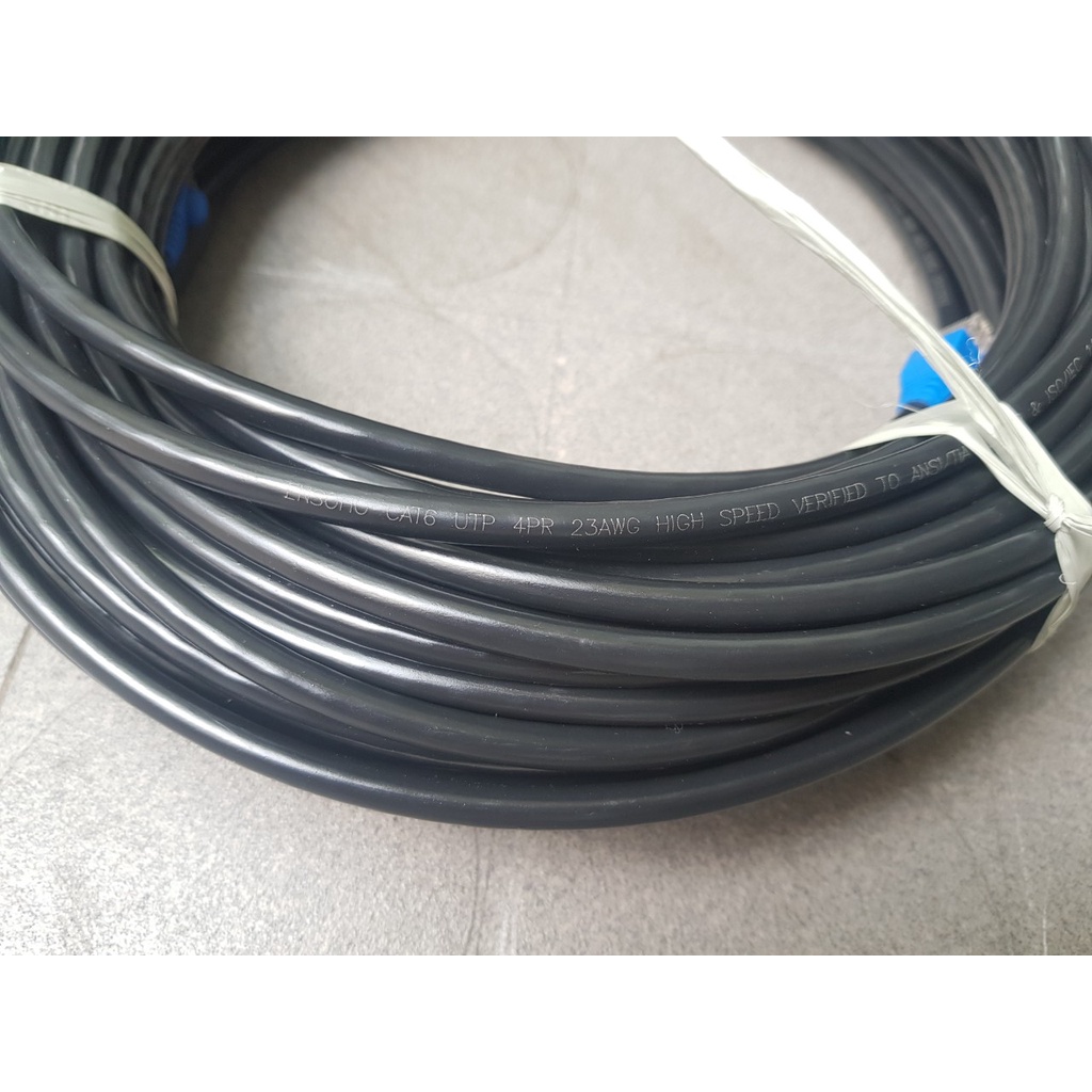 10m đến 30m cáp mạng ngoài trời ENSOHO chuẩn UTP Cat6 lõi CCA