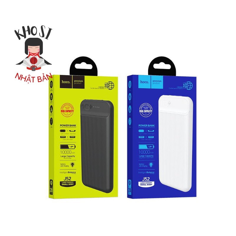 Sạc Dự Phòng Hoco J52 10000mAh Chính Hãng Giá Rẻ