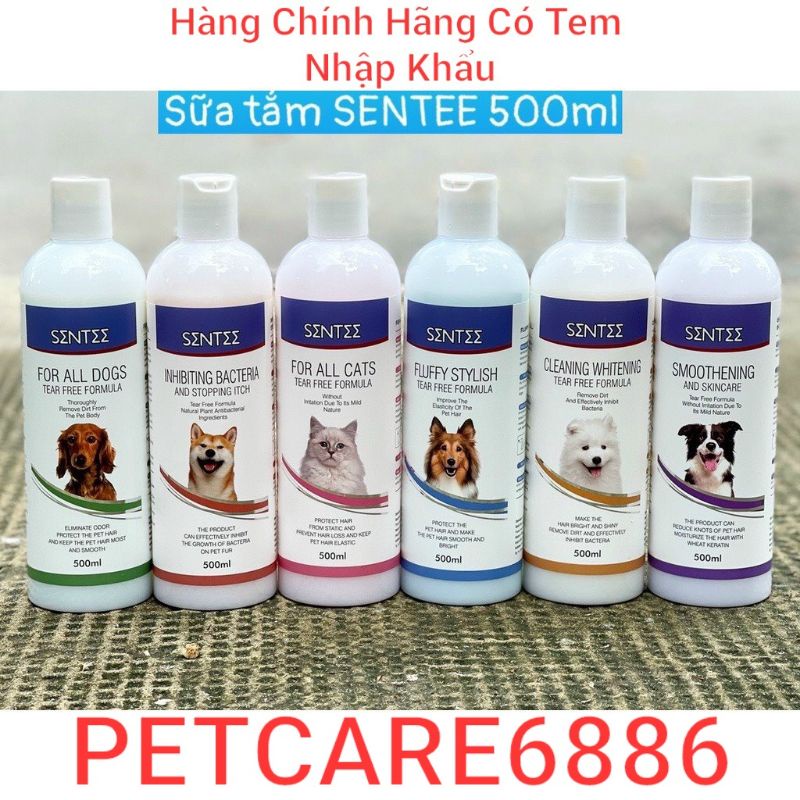 Sữa tắm cho chó mèo Sentee 500ml