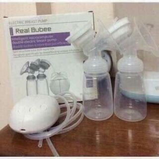 Máy vắt sữa điện đôi Real bubee