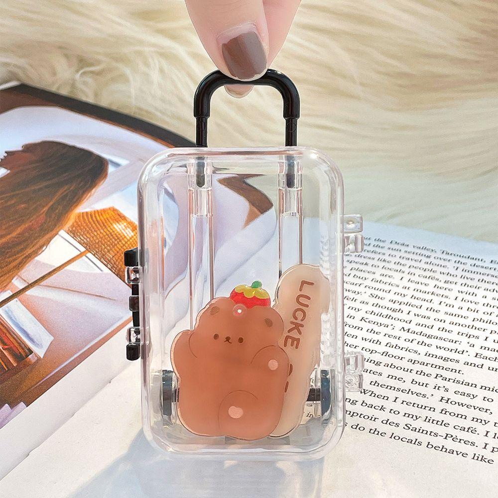 Hộp Đựng Trang Sức Trong Suốt Di Động Tiện Dụng Cho Nữ