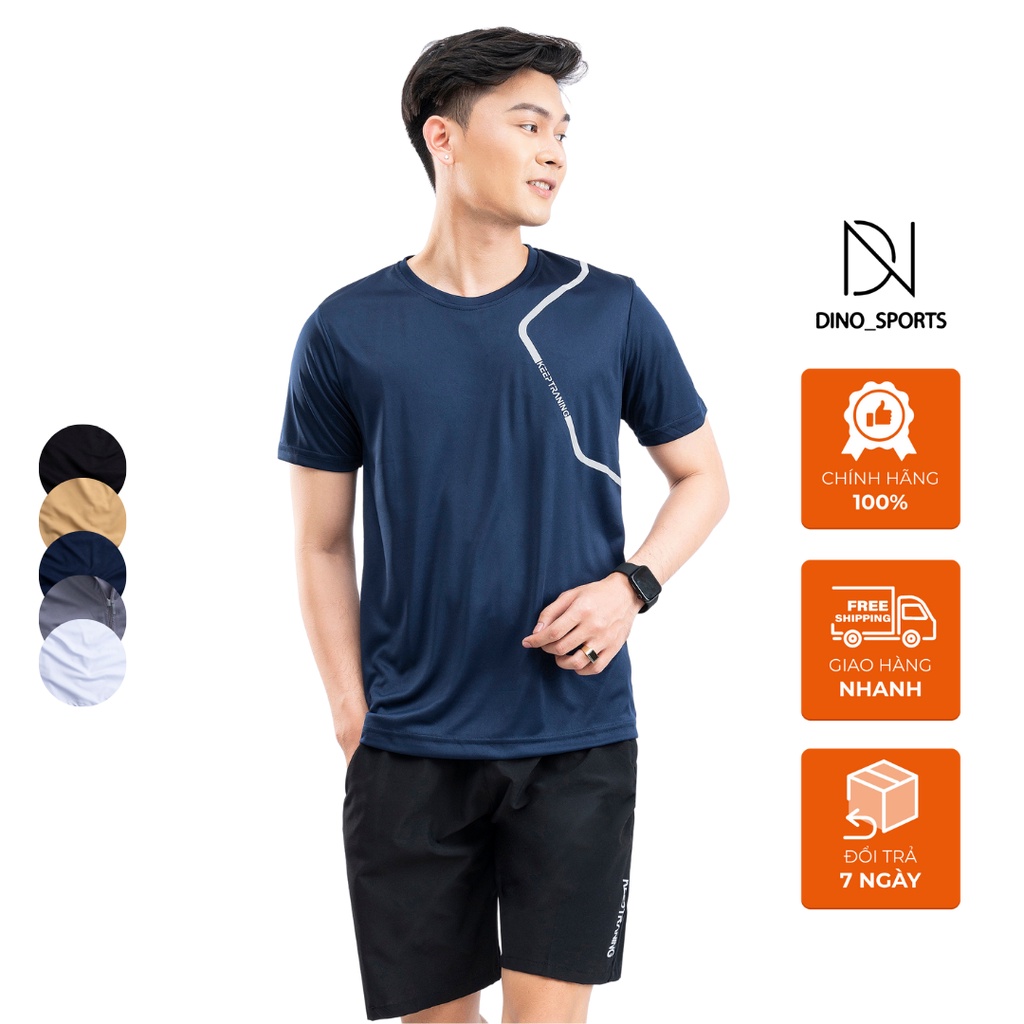 Bộ quần áo đùi DINO SPORTS quần áo nam thể thao chất thun lạnh co giãn, thoáng mát, năng động
