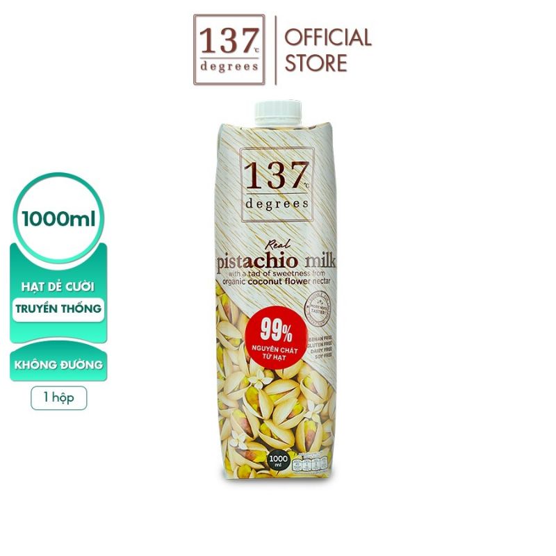 (1thùng = 36 hộp)Sữa hạt dẻ 137 DEGREES vị truyền thống 180ml