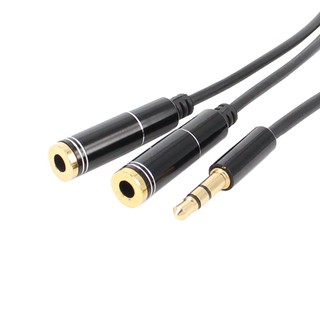 CÁP CHIA CỔNG 3.5MM RA 2 LỖ MICRO VÀ PHONE