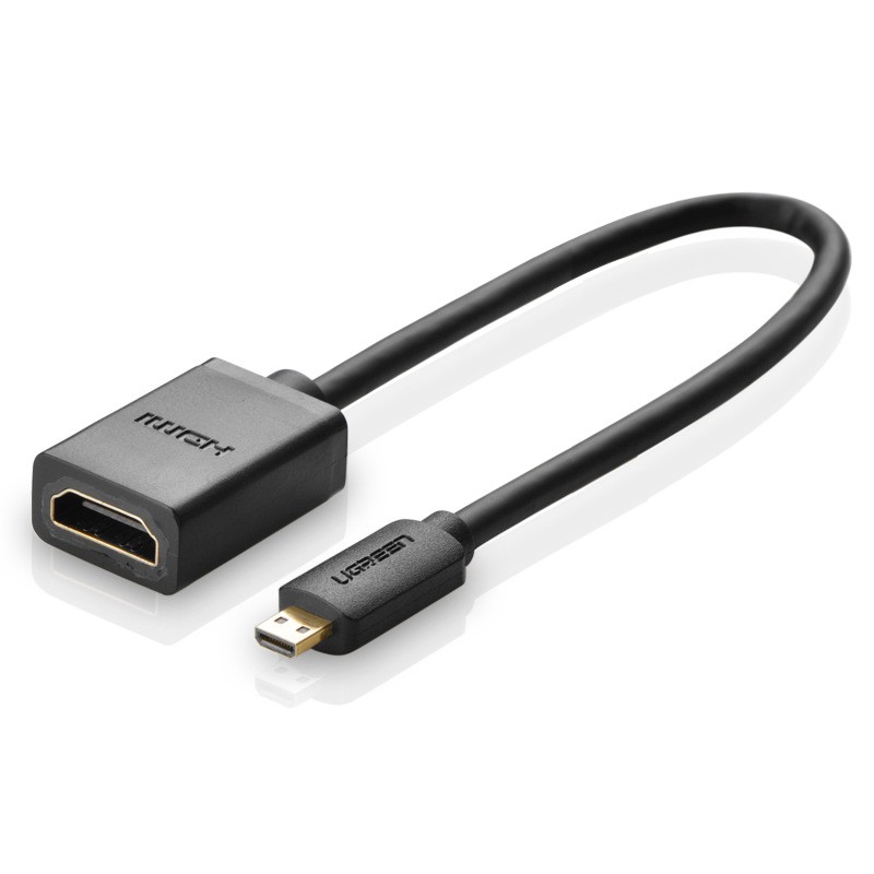 Cáp chuyển đổi micro HDMI to HDMI âm dài 20cm Ugreen 20134