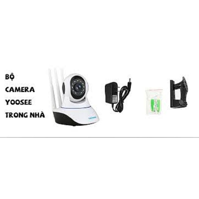 [Nhập mã ELMI01 giảm 10%]camera yoosee 3 ăng ten xoay 360 độ quan sát ngày và đêm