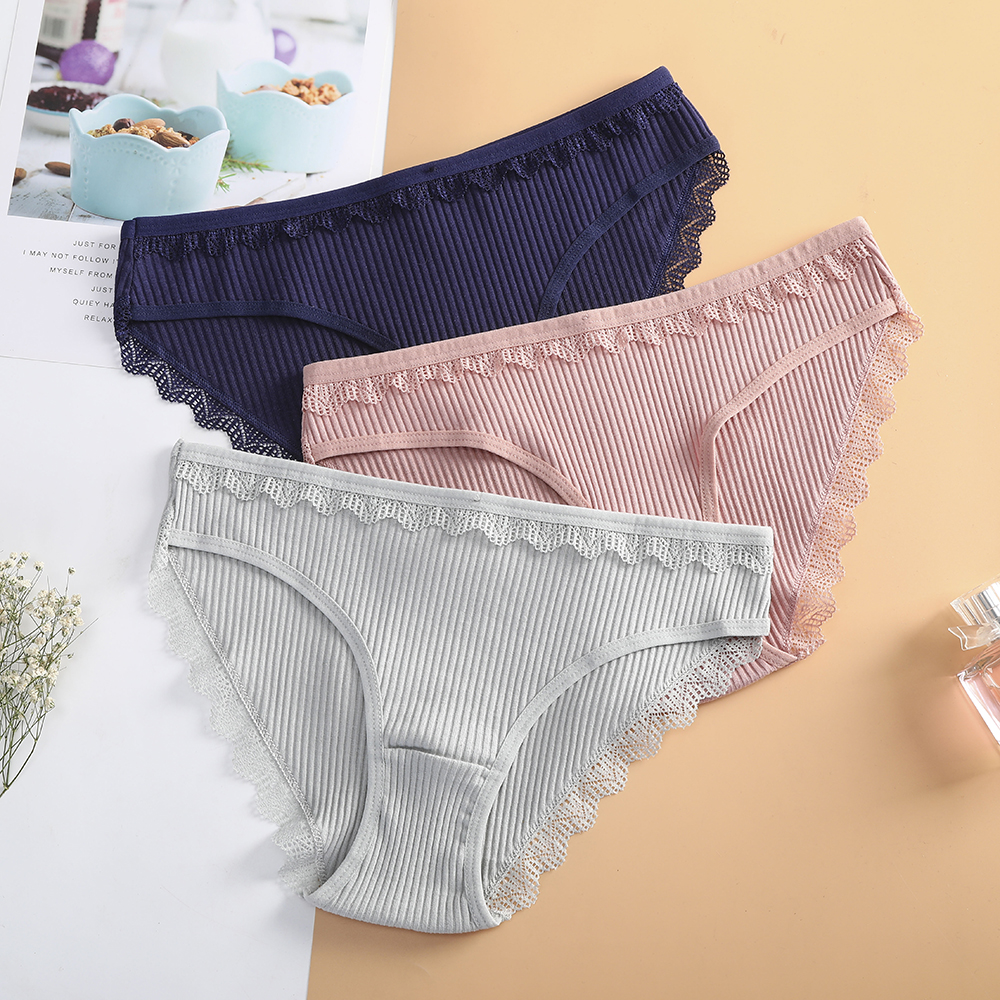 Quần Lót Aijolen Cotton Phối Ren Quyến Rũ Dành Cho Nữ