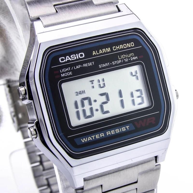 Đồng hồ nam nữ thời trang casio a158w