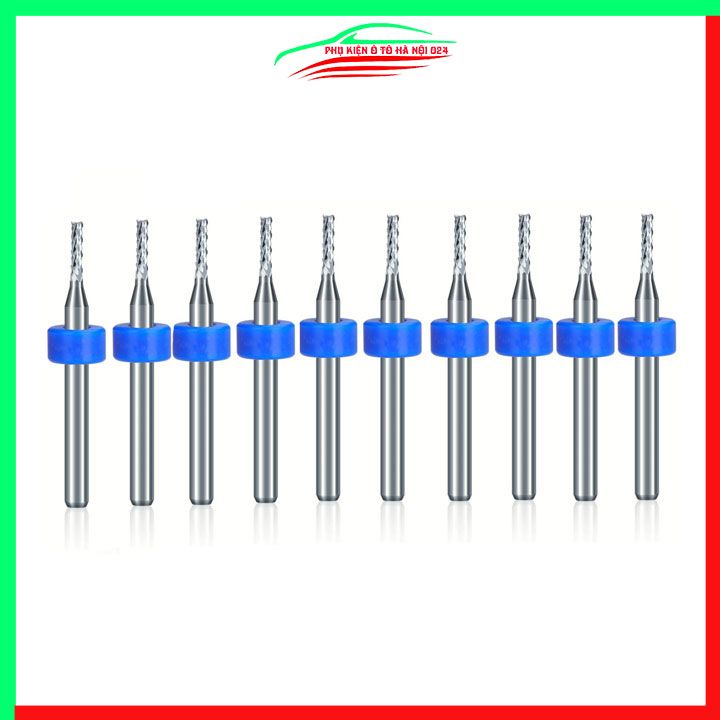 Mũi phay ngón CNC kích thước tùy chọn từ 1.2mm đến 3mm