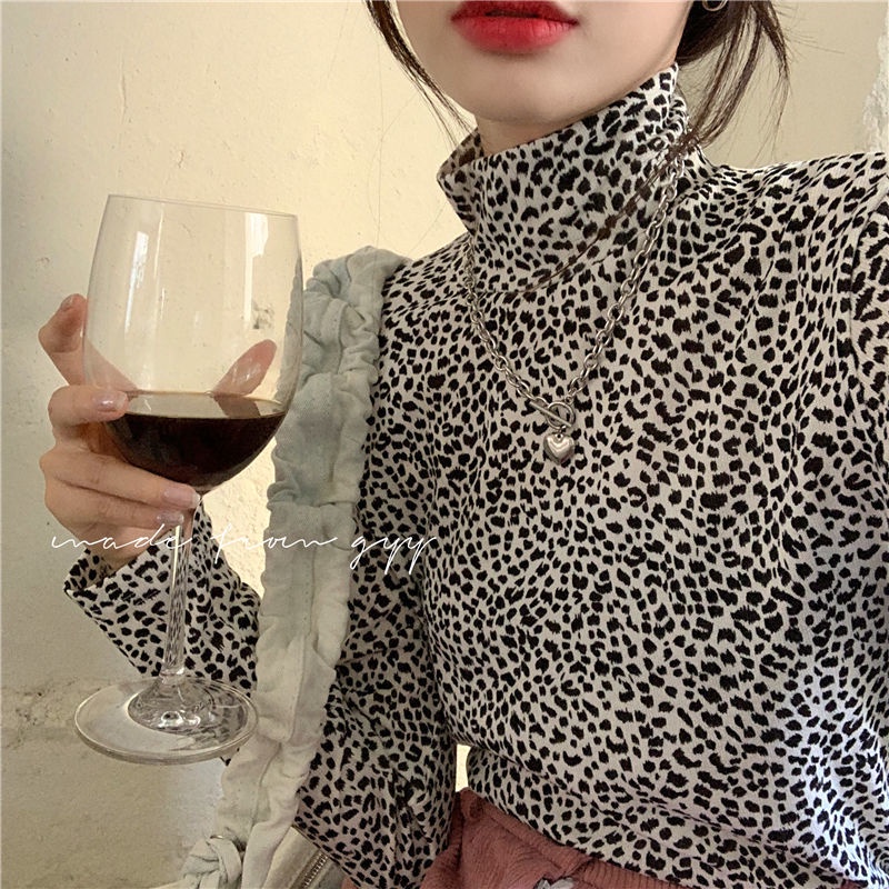 Áo Thun Nữ Dài Tay Cổ Cao Thời Trang