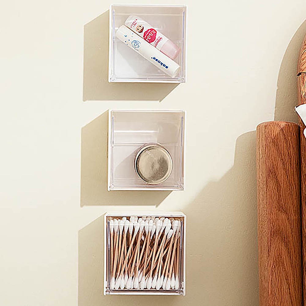 Hộp Trong Suốt Đựng Son Môi Treo Tường Chống Bụi Không Thấm Nước