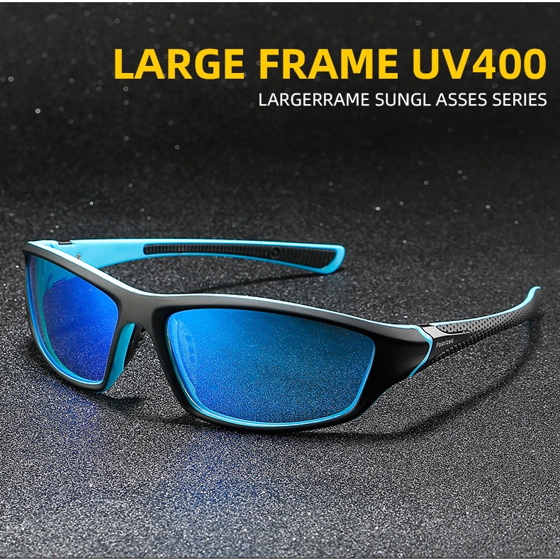 Kính mát thể thao chống UV400 polaroid nhìn xuyên đêm mang ngoài trời đạp xe thời trang nam nữ