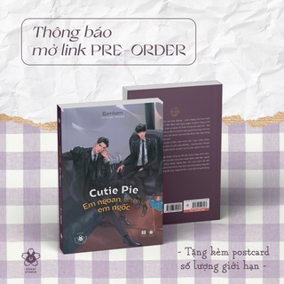 Sách - Cutie Pie - Em Ngoan, Lại Cho Là Em Ngốc 1 bookmark in bồi 2 mặt  -