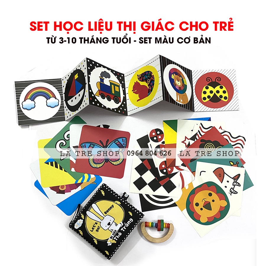 Set học liệu kích thích thị giác cho trẻ sơ sinh từ 0-3 tháng,từ 3-12 tháng tuổi dạng đứng ZIG ZAC FLASDCARDS - 3006