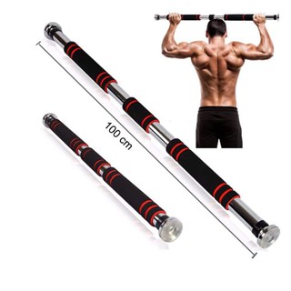Thanh hít xà đơn treo tường gắn cửa  TẶNG cặp găng tay tập xà