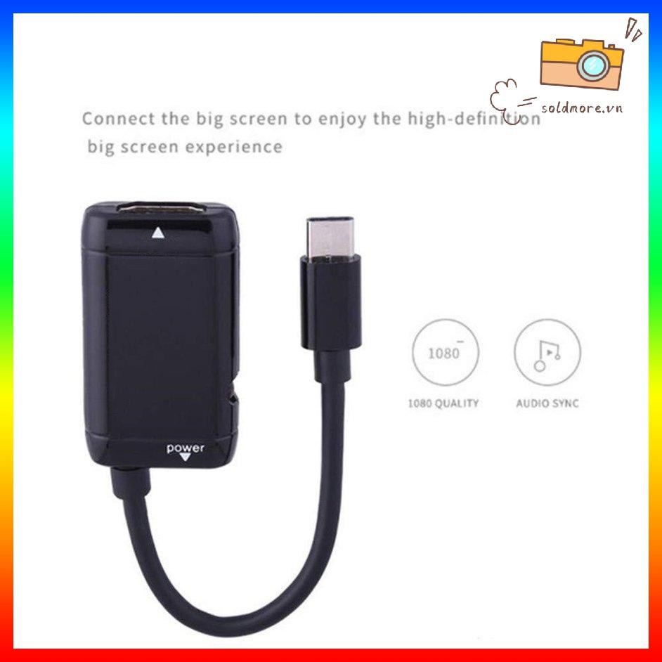 Dây Cáp Chuyển Đổi Usb-C Type C Sang Hdmi-Compatible Usb 3.1 Cho Android Phone Tablet