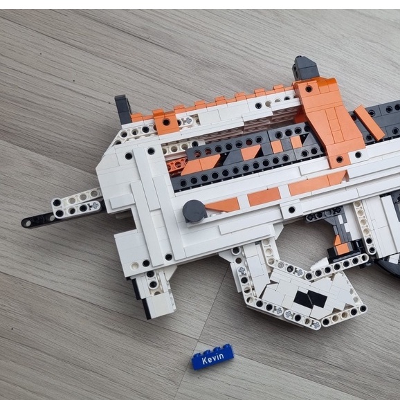 Đồ Chơi Lắp Ráp Kiểu LEGO CSGO , Free Fire Mô Hình P90 Black Ice, ASIIMOV Với 1200+ Mảnh Ghép,Của Kevin183