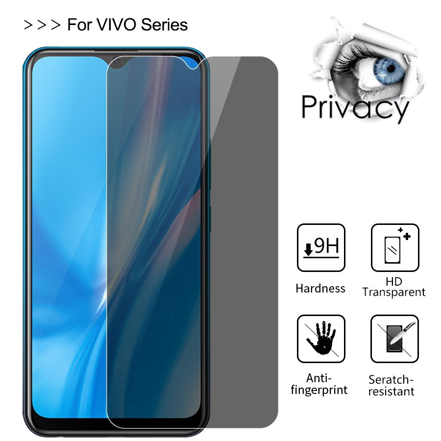 Kính Cường Lực Chống Nhìn Trộm Cho Vivo V5 V7 Plus V9 V11 V11I V15 V17 Pro Y11 Y12 Y15 Y17 Y19 Y71 Y81 Y91 Y93 Y95