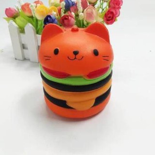 humberger mèo - squishy bóp mềm dễ thương AA