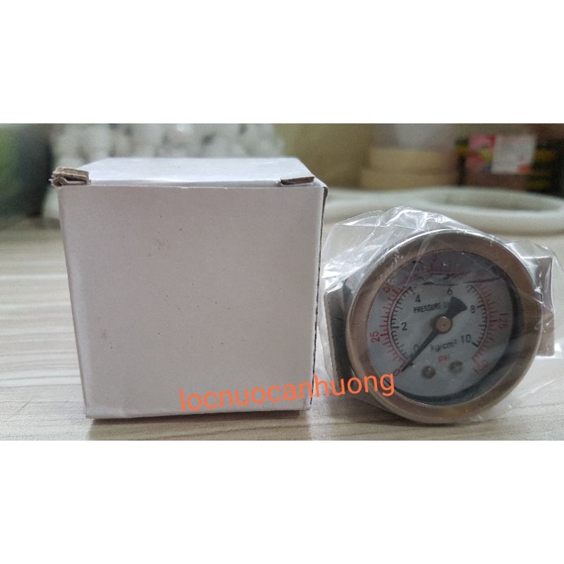 Đồng hồ dầu đo áp lực nước dùng cho máy lọc nước ro. đồng hồ nhỏ.