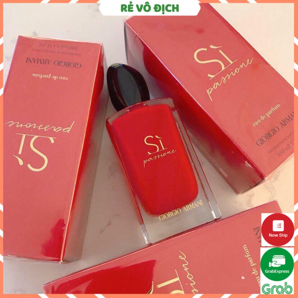 Nước hoa nữ Sì Giorgio Armani vàng & Passione đỏ 100ml EDP - BEE.SHOP
