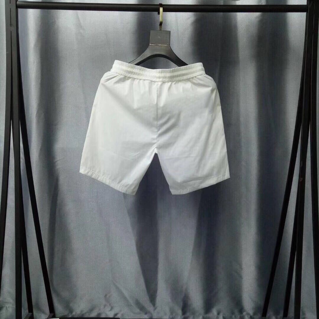 Quần Short Vải Lụa Lạnh Mỏng Nhanh Khô Dáng Rộng Kiểu Hàn Quốc Cá Tính Cho Nam
