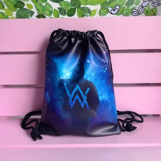 Hình thật - Balo dây rút nam Alan walker