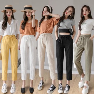 Quần Baggy Đũi Nữ 💖𝑭𝑹𝑬𝑬𝑺𝑯𝑰𝑷💖Quần Nữ Đẹp-Baggy Cạp Chun BGDNC01 | BigBuy360 - bigbuy360.vn