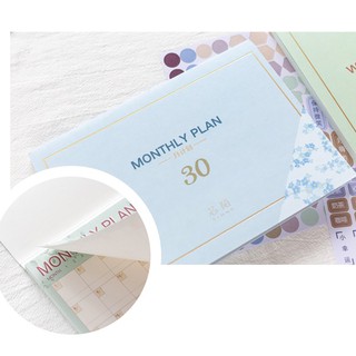 Sổ planner Tháng Monthly Planner