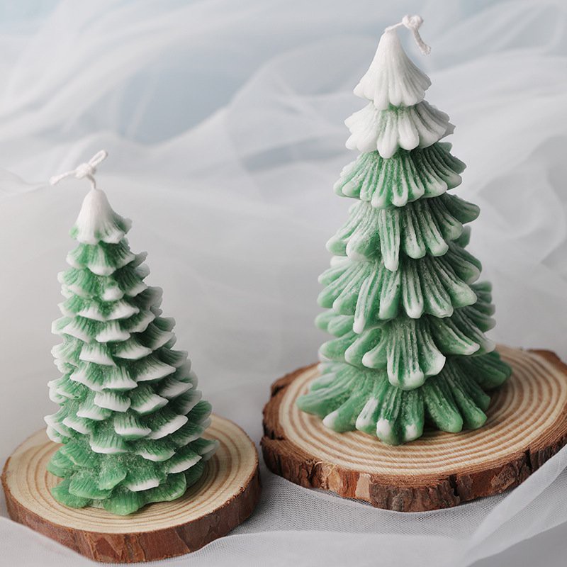 Đế Gỗ Trang Trí Nến Thơm, Hoạ Tiết Vân Gỗ Đẹp Mắt, 2 size 6-7cm Và 8-10cm Yakoo Candle