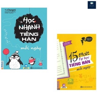 Combo 15 Phút Tự Học Tiếng Hàn + Học Nhanh Tiếng Hàn Mỗi Ngày