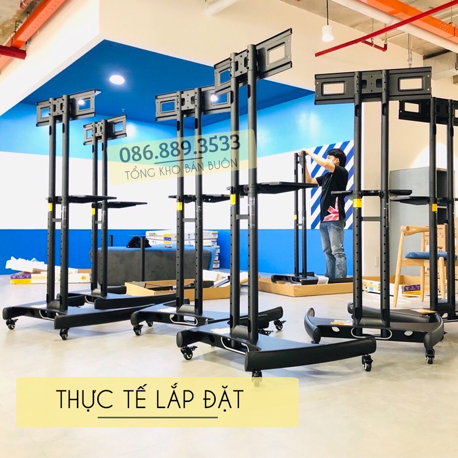 Giá Treo Tivi Di Động NB AVA1500 32 - 70 Inch / Giá Treo Tivi AVA1500 Có Bánh Xe Di Chuyển