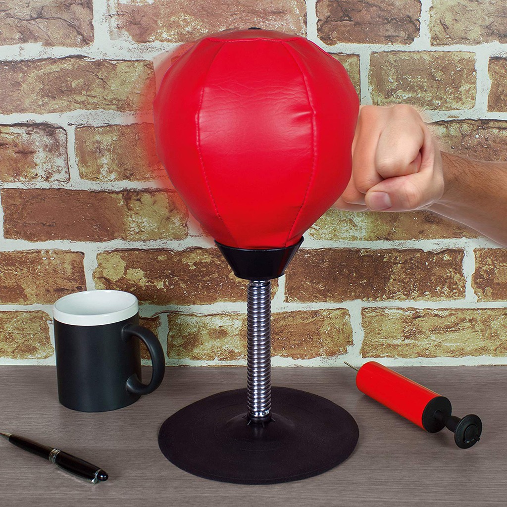 Trụ Đấm Bốc Đặt Bàn Xả Stress Punching Bag – Bộ Quả Bóng Đặt Bàn Luyện Tập Đấm Bốc Phản Xạ Chính Hãng Amalife