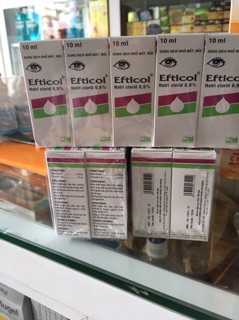 Dung dịch nhỏ mắt, mũi Efticol - Chai 10ml