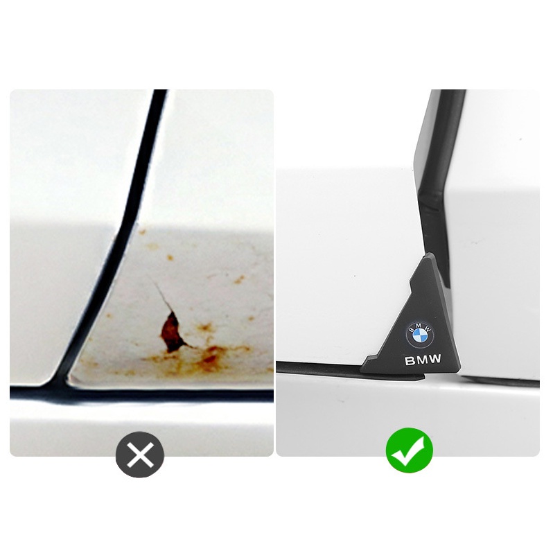 Set 2 Miếng Dán Góc Cửa Xe Hơi Chống Va Chạm Bảo Vệ An Toàn