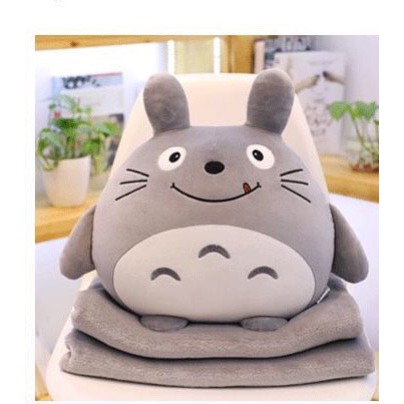 Bộ Chăn Gối Văn Phòng Totoro và tròn Fhome