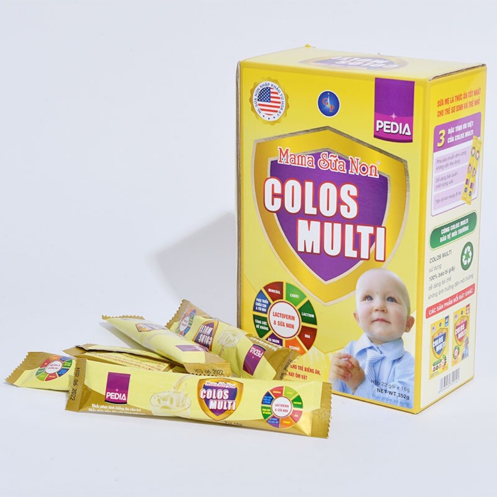 Sẵn)Sữa bột Colos multi Pedia loại hộp