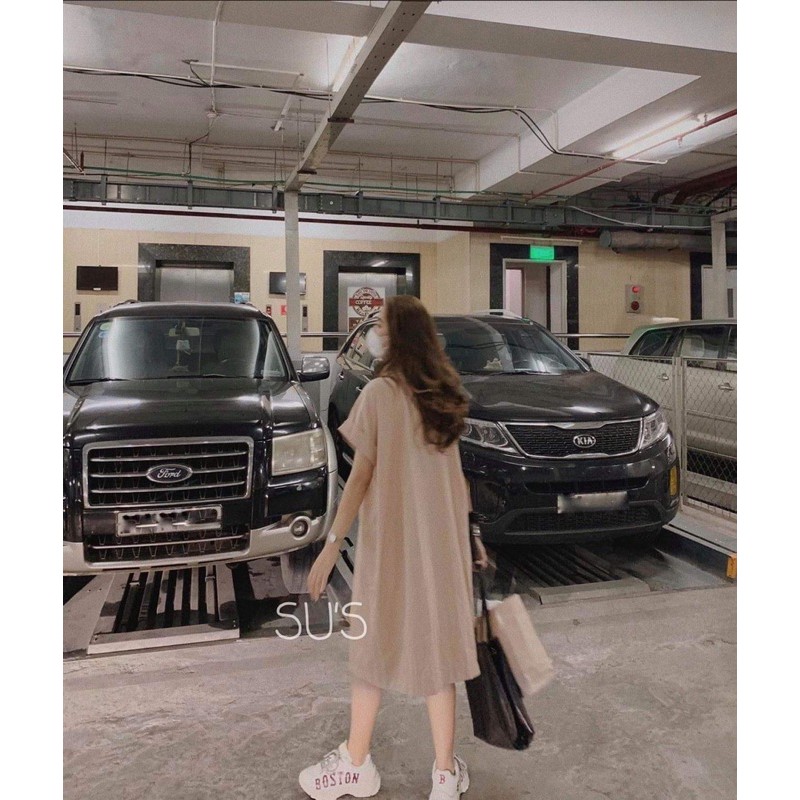 VÁY POLO SUÔNG KAKI chất đẹp