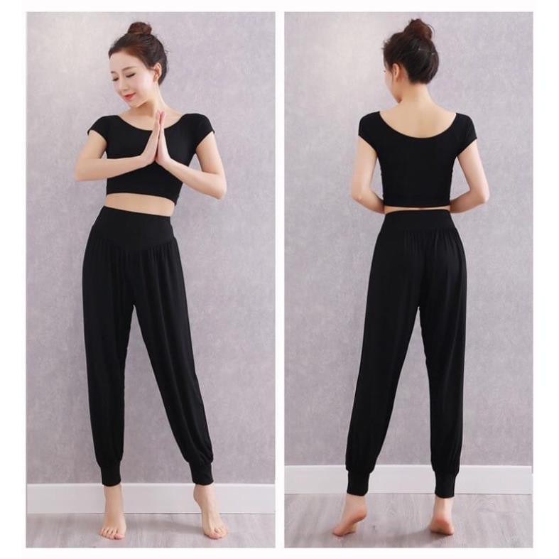 Bộ Tập Yoga Alibaba ,Tập Zumba Múa Bụng Chất Cotton Lạnh 😍