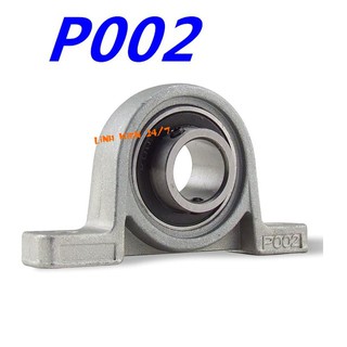 Gối Đỡ Vòng Bi Dạng Trục Đứng P002 trục 15mm